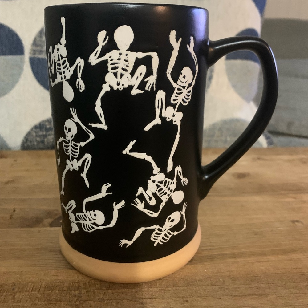 skeleton mug